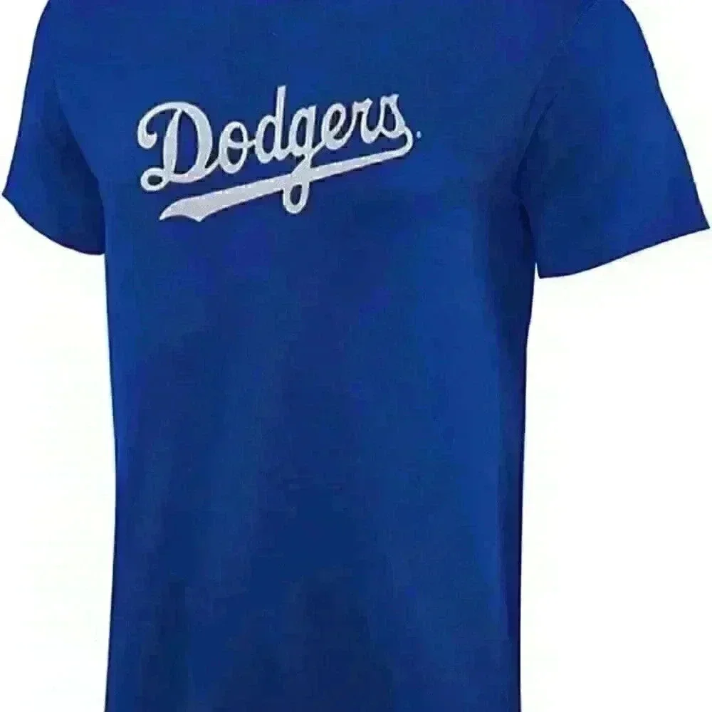 Clayton Kershaw Los Angeles Dodgers Blue Name and Number Jersey T-ShirtBRAND NEW